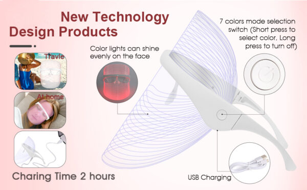 7 LED Colors Face Mask - Image 2