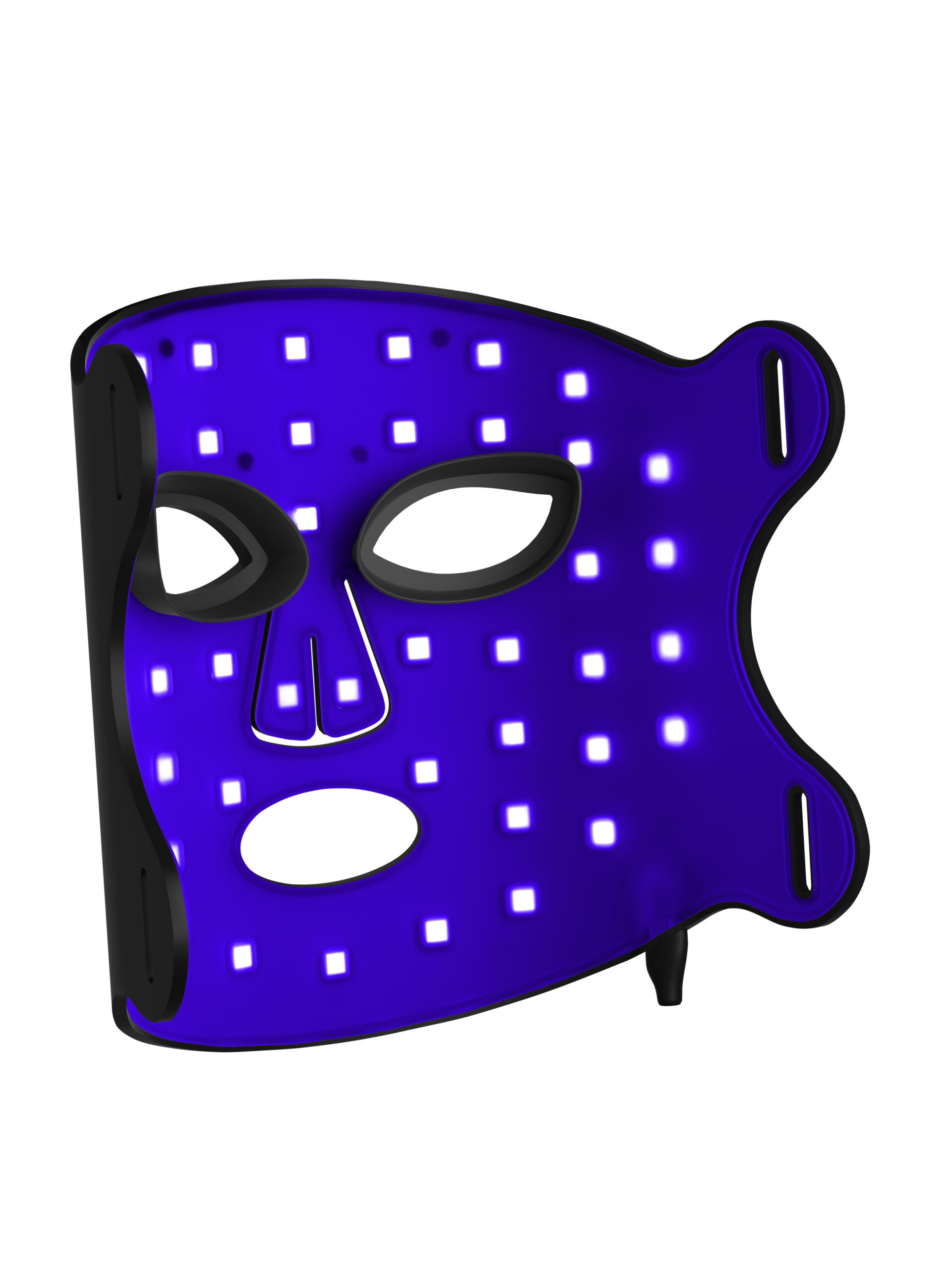 face blue Silicone LED Therapy Facial Mask - Image 2