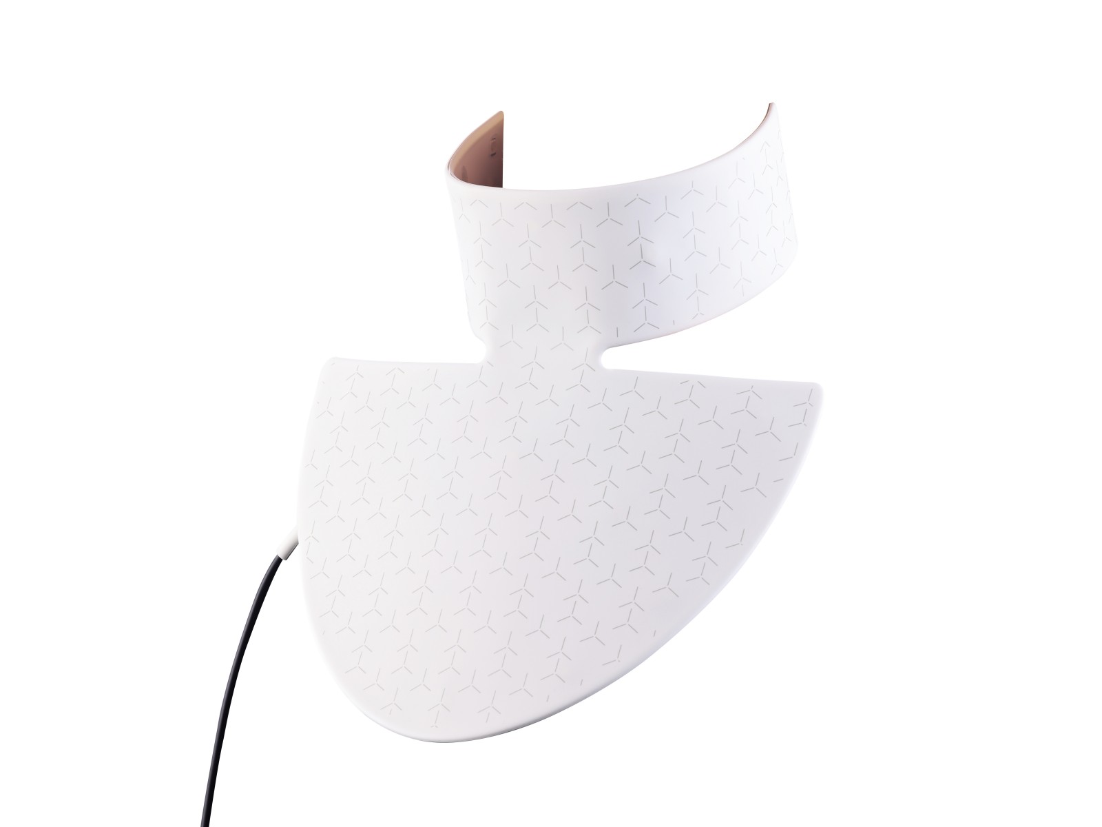 white3 4 Colors Breathable Silicone Led Neck and Decollete Beauty Mask - Image 7