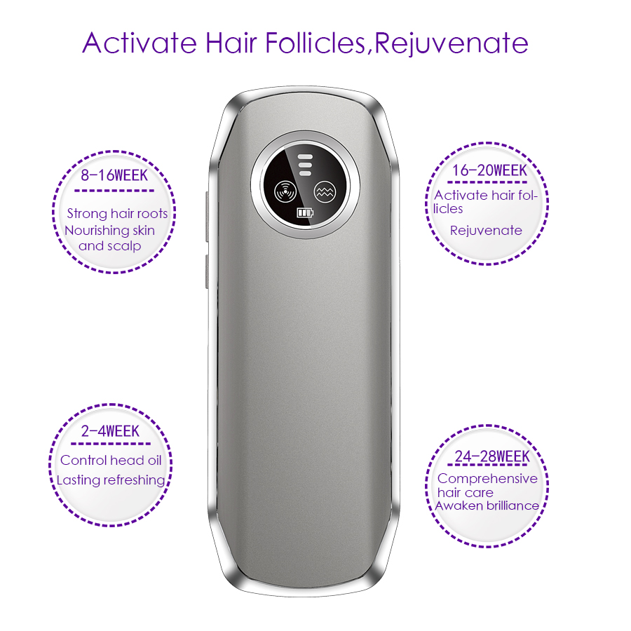 大图4 RF EMS Vibration Hair Care Comb - Image 8