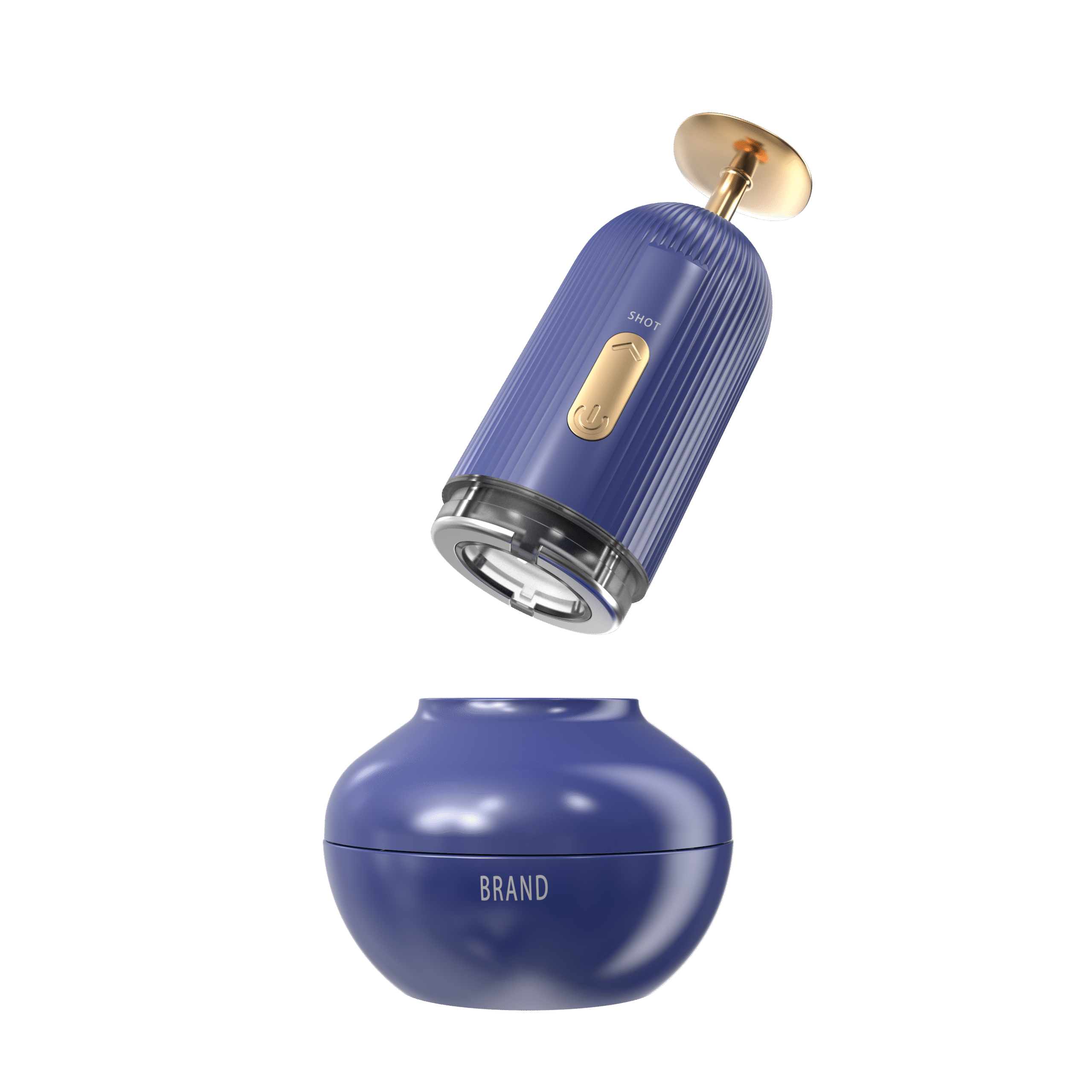 宝石蓝 Vaccum adsorption EMS LED V-face Firming Device - Image 7